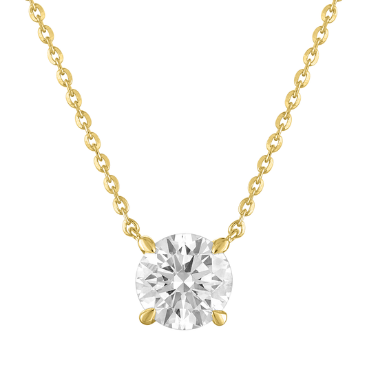 1CT Round Solitaire Pendant